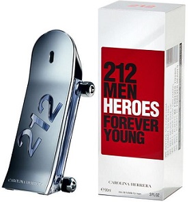 Carolina Herrera 212 Heroes Forever Young f�rfi parf�m  90ml EDT  Ritkas�g!