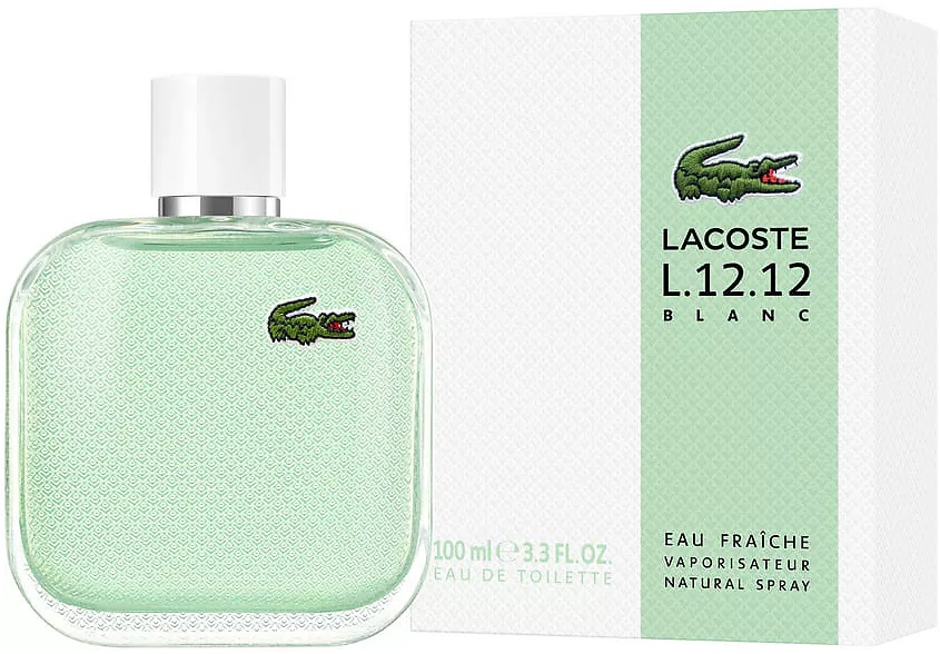 Lacoste L.12.12. Blanc eau fraiche (Vil�gos z�ld) f�rfi parf�m  100ml EDT Ritkas�g!