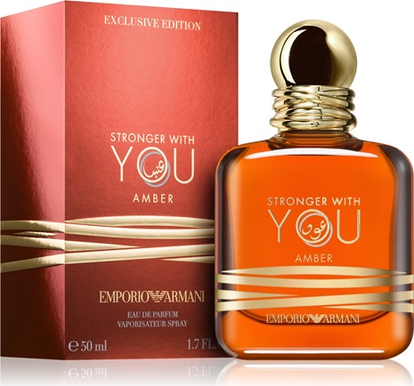 Giorgio Armani Stronger With You Amber unisex parf�m 100ml EDP (Teszter) Ritkas�g! Black Akci�!