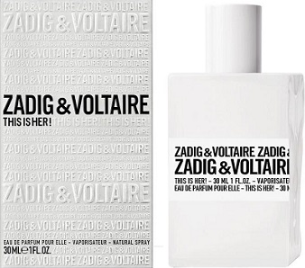Zadig & Voltaire This Is Her! n�i parf�m 100ml EDP (Teszter) Ritkas�g! Black Akci�!